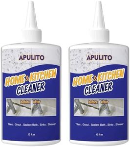 APULITO Household Black Stain Gel for Bathroom Shower Kitchen Tile Sink Countertop 10 Fl Oz (Pack of 2)