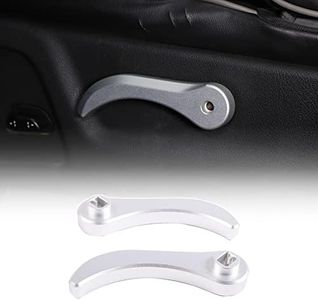 Qiosreui Driver Seat Adjustment Handle Replacement Fit for Hummer H3 2005-2009,Seat Back Recliner Adjustment Handle Replacement Kit, Aluminum Alloy