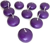 Biedermann & Sons Round Floating Candles, 10-Count, Small, Purple, Piece