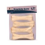 Luvfurpaws Rawhide Pressed Dog Chew Bones for Adult Dogs (6 Inches, 500g) - Enriched with Calcium, Healthy Treats, Chicken Flavour