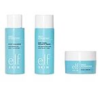 e.l.f. SKIN Holy Hydration! The Essentials Mini Kit, Cleanser, Toner & Moisturiser For Hydrated & Balanced Skin, Airplane-Friendly Sizes