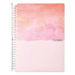 Kokuyo Ru-SP706-L2P Campus Binder, Smart Ring, Holds 60 Sheets, Limited Edition, B5, Pastel Grade, Pink, 26 Holes