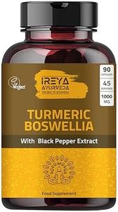 Turmeric Boswellia Extract - Joint & Mobility Support Digestive & Immune Support | Boswellia Serrata with Turmeric Curcumin & Bioperine - Inflammatory Response Plant Based Supplement