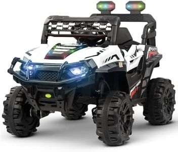Baybee Broot Battery Operated Jeep for Kids, Ride on Toy Baby Car with Light & Music, Kids Baby Big Battery Car, Electric Jeep Car for Kids to Drive 3 to 8 Years (Broot, Broot White)