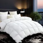 L LOVSOUL Goose Down Fiber Comforte