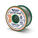 MG Chemicals SAC305, 96.3% Tin, 0.7% Copper, 3% Silver, No Clean Lead Free Solder, 0.032 Diameter, 1/4 lbs Spool