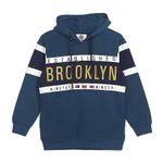 Alan Jones Clothing Boys Cotton Blend Hooded Neck Sweatshirt(BOY22-SW116-DENIM-16.17YRS_Denim_16Years-17Years)