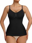 SHAPERX Women's Shapewear Tank Tops, Seamless Tummy Control Shaping Camisole Adjustable Straps Anti-Roll Hem