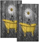 Giwawa Rustic Daisy Wooden Towels S