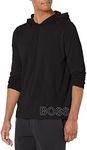 BOSS Hugo Men's Identity Long Sleeve Lounge T-Shirt, Black, Small