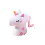 ARTLABEL Portable Unicorn Shape Pencil Sharpener for Kids, Table Sharpener Machine, Pencil Cutters (White)