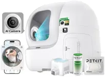 PETKIT PUROBOT MAX PRO AI-Camera Self Cleaning Cat Litter Box, 210° Wide Angle Lens, Automatic Cat Litter Box for Multiple Cats, 5G&2.4G WiFi/App Control/Odor-Free