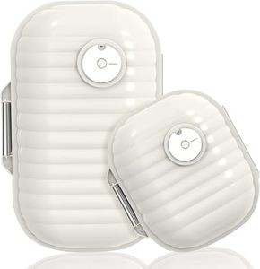 2 Pcs Daily Pill Organizer, 7 Compartments Portable Pill Box, Travel Pill Case for Vitamins, Pills, Supplements, Cod Liver Oil (White)