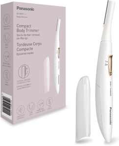 Panasonic Women’s Compact Body Trimmer – Dry, Battery Powered, White