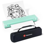 Phomemo Portable Thermal Printer - Portable Printers Wireless for Travel Compatible with iOS and Android, Bluetooth Mobile Printer Support 8.5" X 11" Thermal Paper, with 1 Case