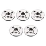 uxcell 5pcs Servo Arm Horn Aluminum 25T Silver Tone