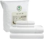 LANE LINEN 100% Egyptian Cotton Whi