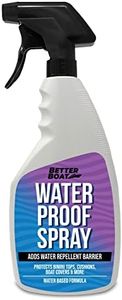 Fabric Waterproof Spray Heavy Duty Waterproofing Spray Fabric Protector Spray and Repellent for Outdoor Marine Canvas Boat Tops, Vinyl Seats, Tent Water Proof,Clothing Boots, Jacket and Clothes