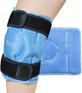 REVIX Ice Pack for Knee Pain Relief, Reusable Gel Ice Wrap for Leg Injuries, Swelling, Knee Replacement Surgery, Cold Compress Therapy for Arthritis, Meniscus Tear and ACL Blue