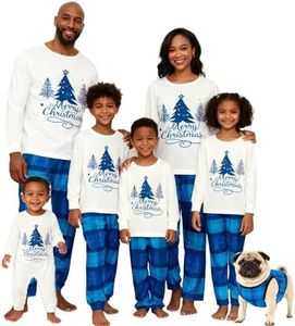 Matching Family Christmas Pajamas Set Elk/Tree/Plaid Holiday Sleepwear Xmas Family Jammies(GJ147-Women, 3X-Large)