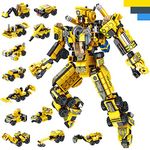 Robot STEM Building Toys for 6 7 8 9 10 11 Year Old Kids, 573 pcs Construction Toy Engineering Building Bricks Construction Vehicles Kit Birthday Gift for Boys Girls Age 6-12 Year Old