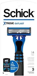 Schick Xtreme 4 Outlast Razor â€” Schick Xtreme4 Disposable Razors Men, 3 Count (Pack of 1)