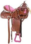 Horse Craft Western Leather Pink Cr