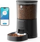 PETULTRA Automatic Cat Feeders WiFi, APP Control Cat Food Dispenser 4L, Timed Auto Pet Feeder Programmable, 10 Meals Per Day, Stainless Steel Bowl, Desiccant Bag