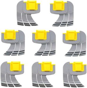 ATIE MX8 Elite, MX6 Elite, and Maxx Pool Cleaner Cyclonic Scrubbing Brush R0714400 Replacement for Zodiac Polaris MX8 Elite, MX6 Elite, and Maxx Scrubbing Brush R0714400 (8 Pack)