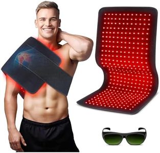 Astarexin Red Light Therapy Pad for Body, 180W LED Red & Infrared Light Device Mat with 660nm & 850nm Wavelengths for Waist Back Shoulder Muscle Pain Relief