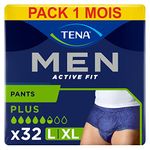 Tena Men Active Fit Pants, Blue, Large/X-Large, Case Pack of 32(4x8)