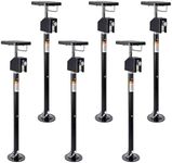 Garvee 6 Pack RV Slide Out Supports Jack with a Flat Top Support Block, RV Stabilizer Jacks Supports Up to 30,000lbs, 21"-49" Quick-Lift Adjustable - Drill & Hand Crank Compatible for Campers & RVs