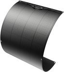 NURZVIY 200 Watts Flexible Solar Panel, N Type Portable Bendable 24 Volts 16BB Mono Cell 25% Efficiency for RV Camping Home Boat Marine Curve Surface Black