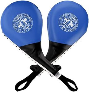 Frcctre 2 Pack Taekwondo Kick Pads, Durable Kicking Target Pads, Punching Paddles Striking Kick Pads for Tae Kwon Do Karate Kickboxing Martial Arts Training, 15 x 7.5, Blue