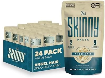 It’s Skinny Low Carb Pasta - Pre-cooked Angel Hair Pasta, Konjac Shirataki Noodles, Gluten Free Pasta, Vegan and Keto-Friendly (24-pack)