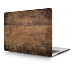 Case Compatible with MacBook Air 13 inch Model A1466 / A1369 Older Version 2017 2016 2015 2014 2013 2012 2011 2010, AJYX Protective Plastic Laptop Hard Shell Case Cover - Wood Grain 2