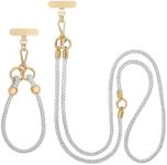 FUAHXYES Crystal Phone Strap Crossb