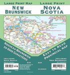 New Brunswick / Nova Scotia Large Print Province Map