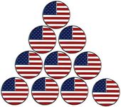 PINMEI Lot of 10 Golf Ball Markers 