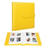 256 Pockets Mini Photo Album for Polaroid Pictures,Suitable for Fujifilm Instax Mini 12 11 9 99 8+ 8 7S 40 26 25 EVO LiPlay Instant Camera/Mini Link SP-1 Printer (Yellow)