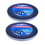 Royal products single side high density adhesive foam tape, weather stripling doors and window insulation Soundproofing Black colour (20 meter * 15 mm * 3mm thickness) (Pack of 2)