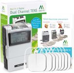 Med-Fit 3 Digital Dual Channel TENS Machine for Fast & Effective Pain Relief and Pain Management - Fully Certified Tens CE2460