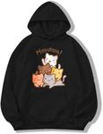 ABSOLUTE DEFENSE Cat Cute Hoodie Women Girl Stylish Latest Causal Black Pink Lavender Peach 499 599 699 Under