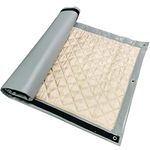 LTCANOPY Outdoor Sound Barrier Blanket Soundproofing Panels soundproof Blanket for Noise Reduction on Construction Sites, Sports Fields, Sound Insulation Sound Absorber 200x100 cm (Grey)