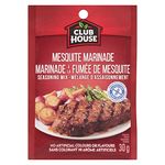 Club House, Dry Sauce/Seasoning/Marinade Mix, Mesquite, 30g, Case Pack 12 Count