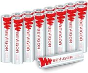 BEVIGOR AAA Lithium Batteries 16Pack, Triple A Lithium Batteries, 1.5V 1200mAh Longer Lasting AAA Batteries for Flashlight, Toys, Remote Control etc High-Tech Device, Non-Rechargeable