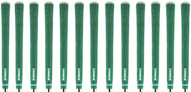 Lamkin UTx Solid Cord Green Golf Grip Bundle (13 Piece), Midsize