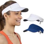 TrailHeads Sun Visor Hat for Women - Recycled Running Visors for Women - Tennis, Golf, Softball, Summer - Women's Visors