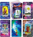 Vitacera Tarot Cards for Beginners with Meanings on Them, Tarot Card Deck with Guidebook, Keywords, Yes or No, Timing, Colors, Musical Pitch, Planet, Zodiac, Element, Chakra, Numerology and Meanings