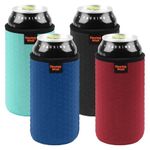 Desing Wish 4 Pack 16 oz Can Cooler Insulated Non-Slip Can Cover Reusable Can Sleeve Cooler Covers Sleeves for Cans Coke Soda Insulator Sleeve Drink Holders Party Supplie